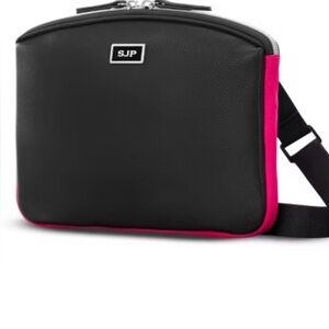 SJP by Sarah Jessica Parker Convertible Crossbody Bag, Black & Pink NWT